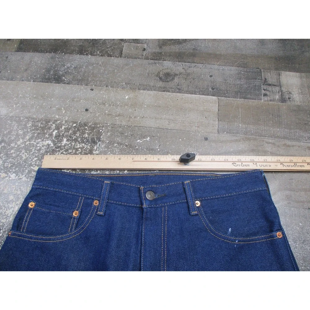 Levis 517 Jeans Mens 32x36 Fits 34x30 Blue Bootcut Classic Dark Wash Denim